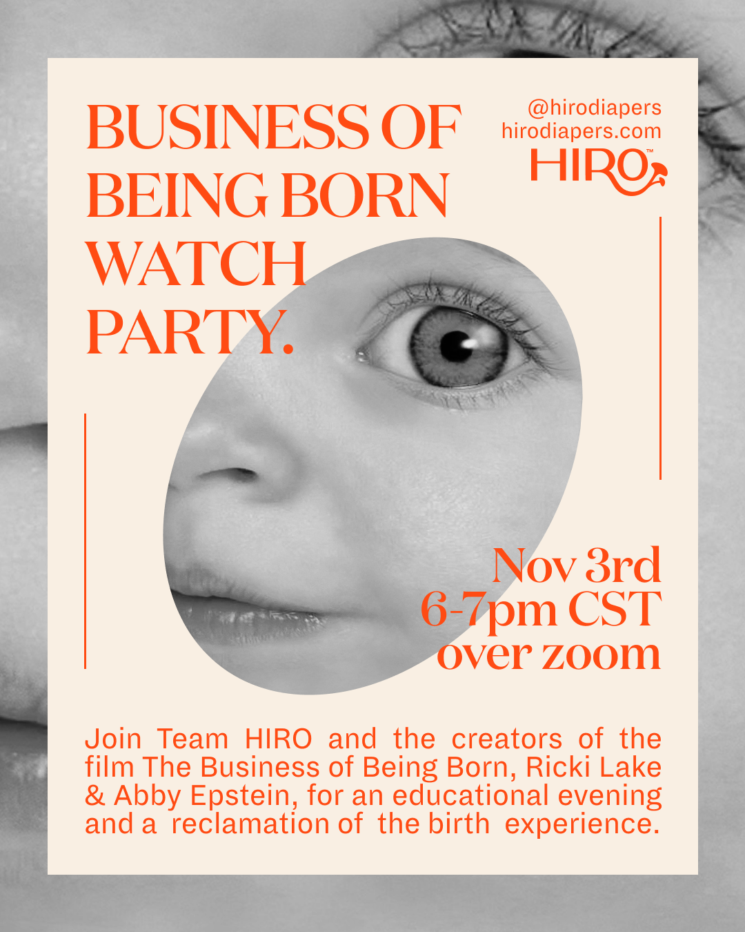 The Business of Being Born Watch Party with Team HIRO