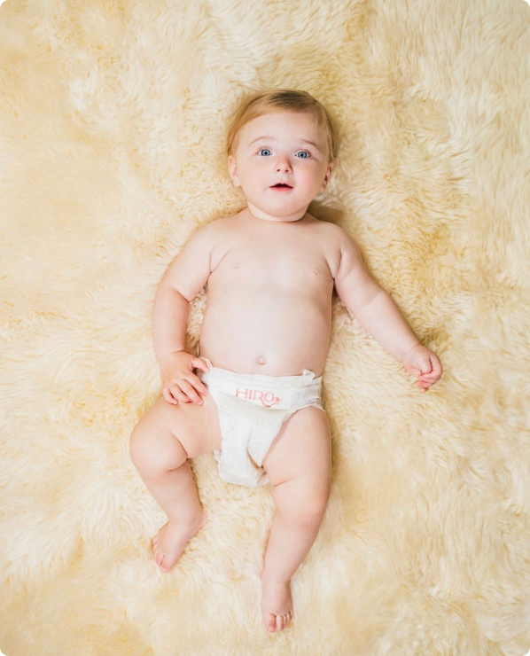 HIRO Diapers Monthly Diaper and Wipes Bundle