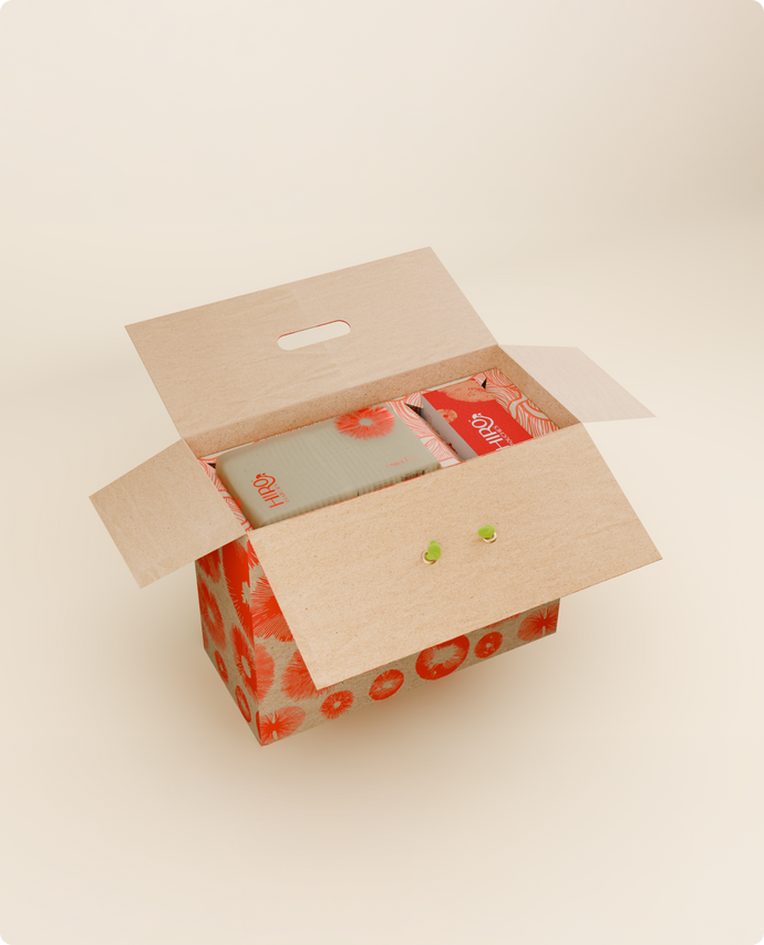 HIRO Diapers Monthly Diaper and Wipes Bundle